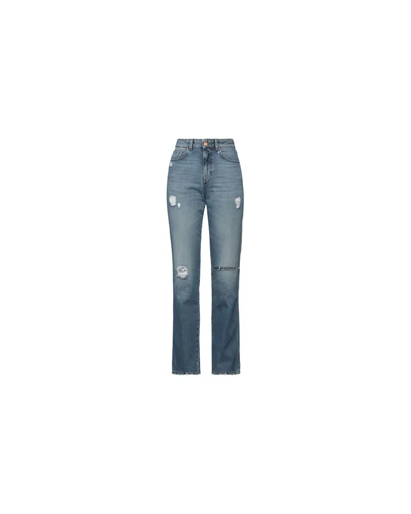 PT TORINO HOSEN & RÖCKE - Jeanshosenauf YOOX.COM Blau