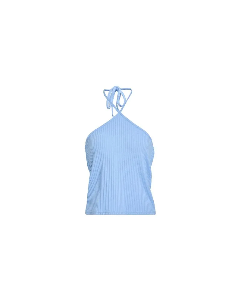 Pieces TOPS - Topsauf YOOX.COM Hellblau