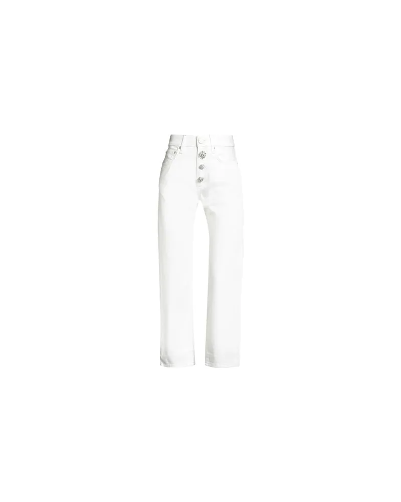 VICOLO DENIM COUTURE - HOSEN & RÖCKE - Jeanshosenauf YOOX.COM Weiß