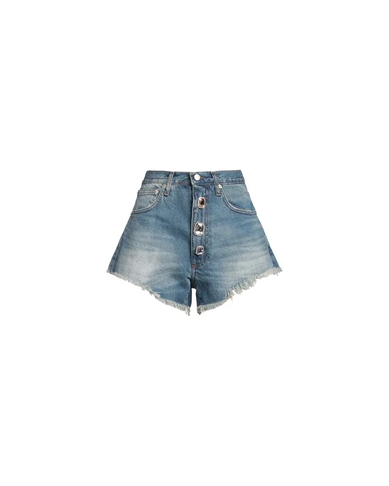 VICOLO HOSEN & RÖCKE - Jeansshortsauf YOOX.COM Blau