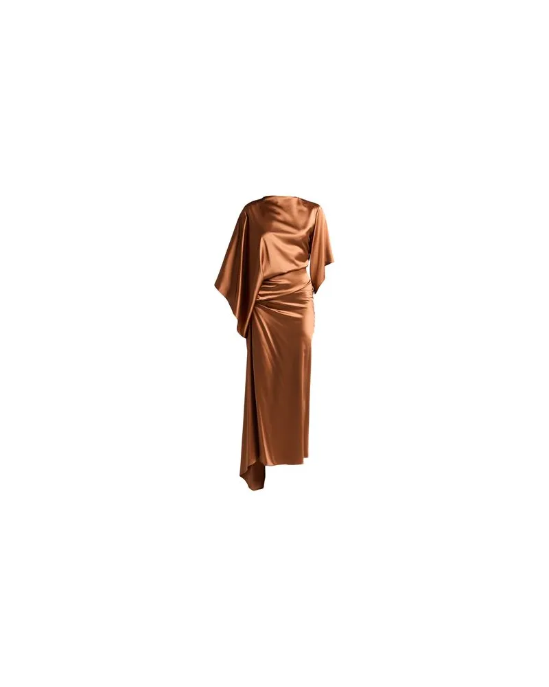 Christopher Esber KLEIDER - Maxi-Kleiderauf YOOX.COM Braun