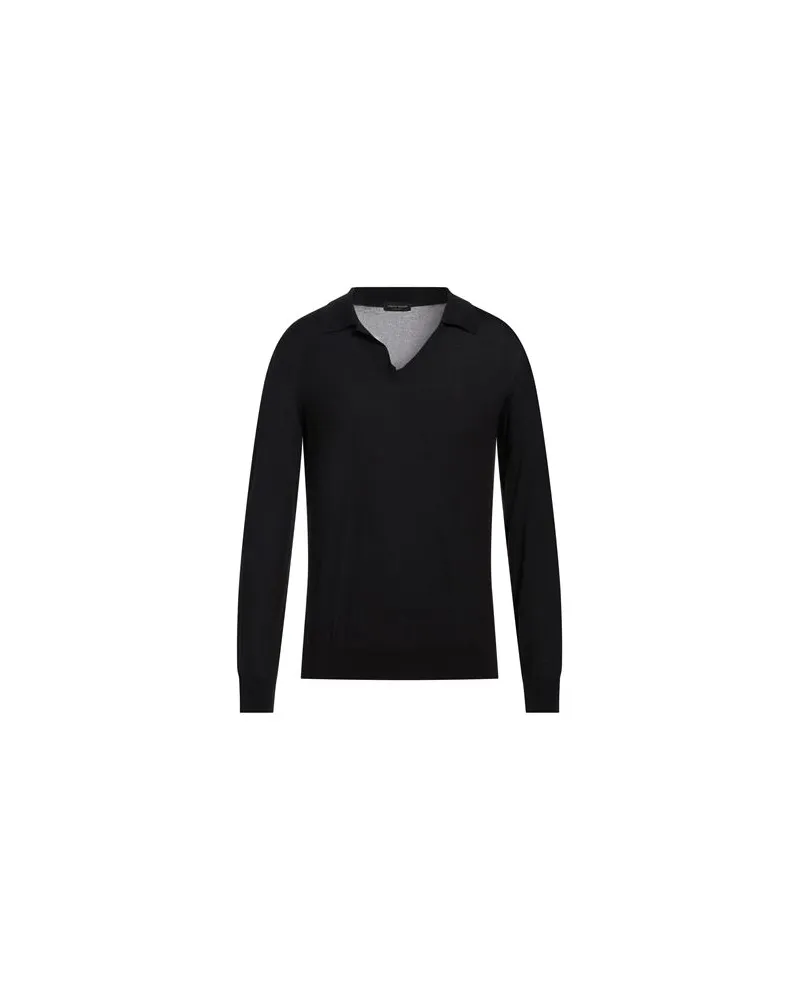Roberto Collina STRICKWAREN - Pulloverauf YOOX.COM Schwarz