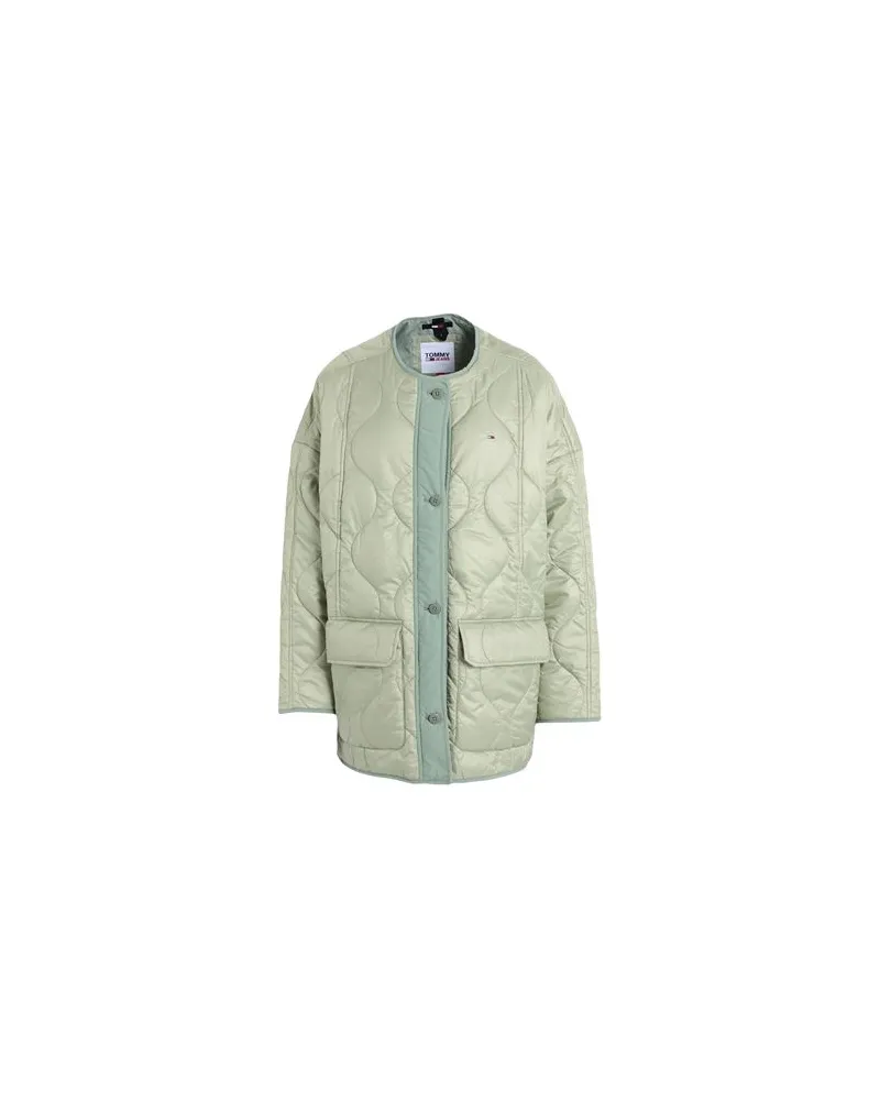 Tommy Hilfiger JACKEN & MÄNTEL - Pufferjacken & Daunenjackenauf YOOX.COM Salbeigrün