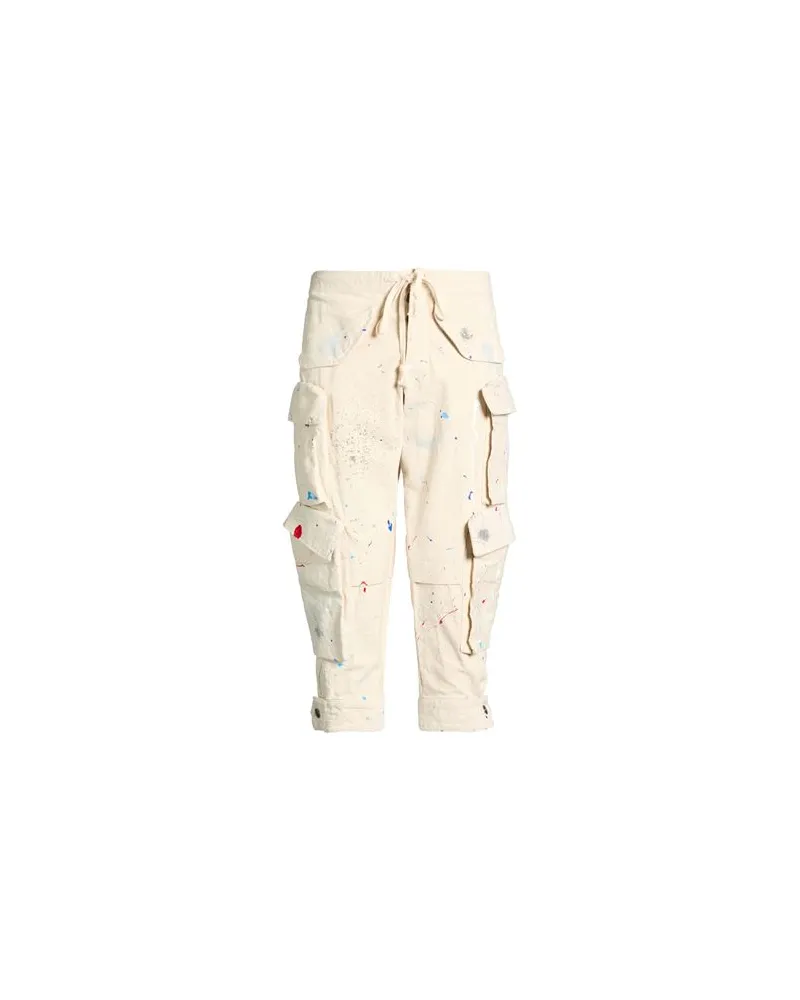 Greg Lauren HOSEN & RÖCKE - Hosenauf YOOX.COM Cremeweiß