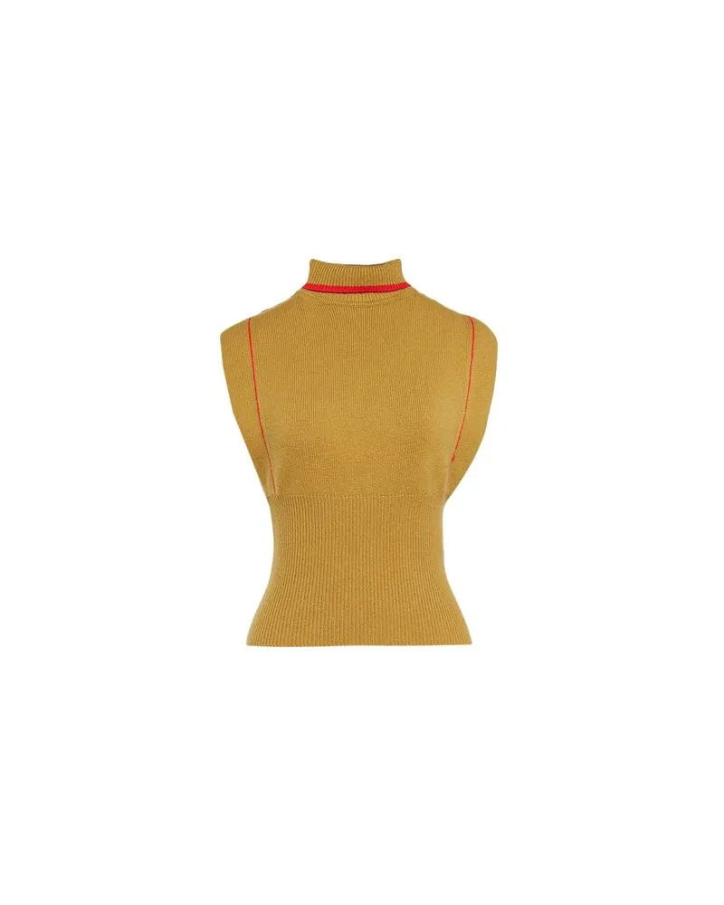 Victoria Beckham STRICKWAREN - Rollkragenpulloverauf YOOX.COM Kamel