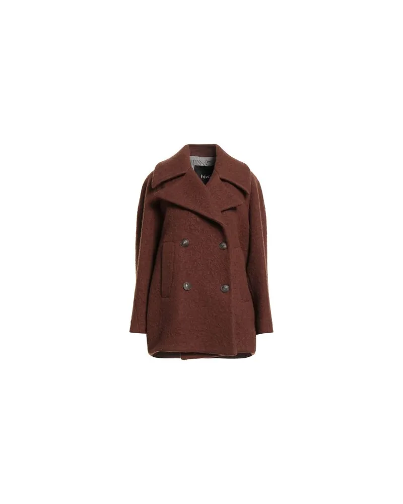 Hevò JACKEN & MÄNTEL - Mäntelauf YOOX.COM Braun