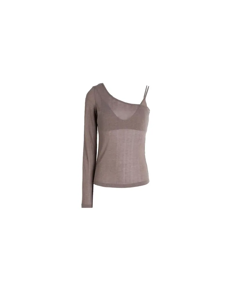 Topshop TOPS - Topsauf YOOX.COM Khaki