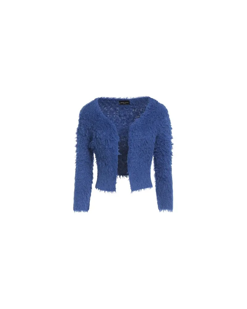Roberto Collina STRICKWAREN - Strickjackenauf YOOX.COM Blau