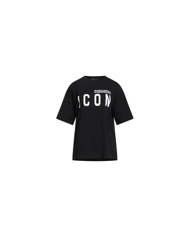 Dsquared2 ICON - TOPS - T-shirtsauf YOOX.COM Schwarz
