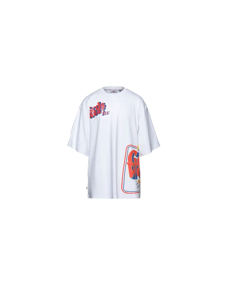 GCDS TOPS - T-shirtsauf YOOX.COM Weiß