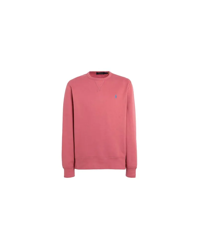 Ralph Lauren THE RL FLEECE SWEATSHIRT  - TOPS - Sweatshirtsauf YOOX.COM Ziegelrot
