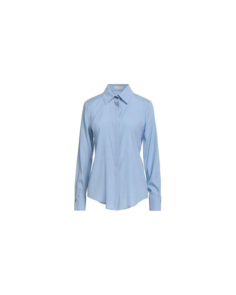 Camicettasnob TOPS - Hemdenauf YOOX.COM Hellblau