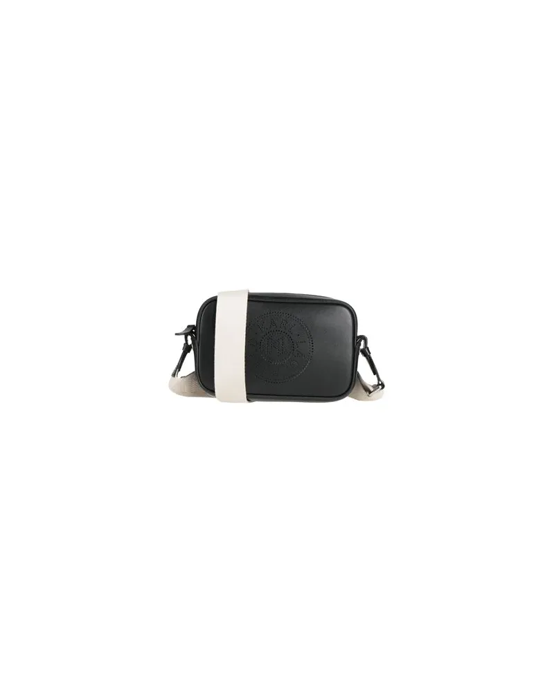 Karl Lagerfeld K/CIRCLE PERFORATED CROSSBODY BAG  - TASCHEN - Umhängetascheauf YOOX.COM Schwarz