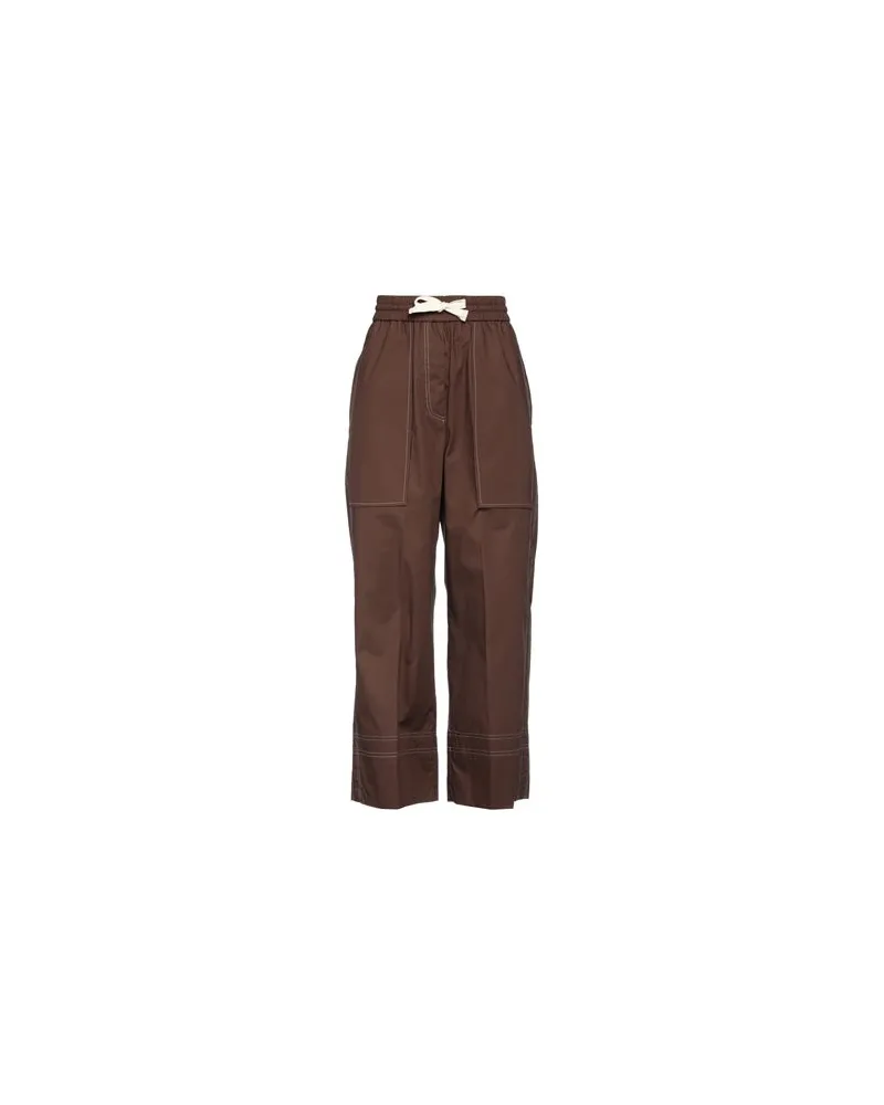 MEIMEIJ HOSEN & RÖCKE - Hosenauf YOOX.COM Dunkelbraun