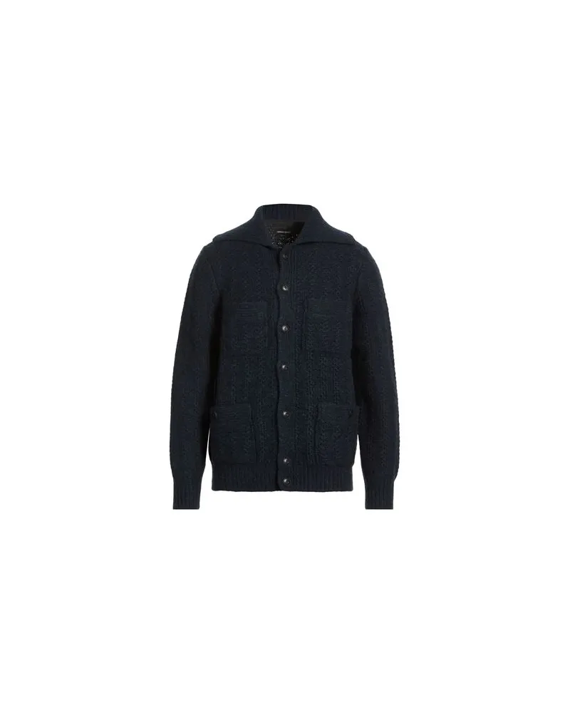 Giorgio Armani STRICKWAREN - Strickjackenauf YOOX.COM Marineblau