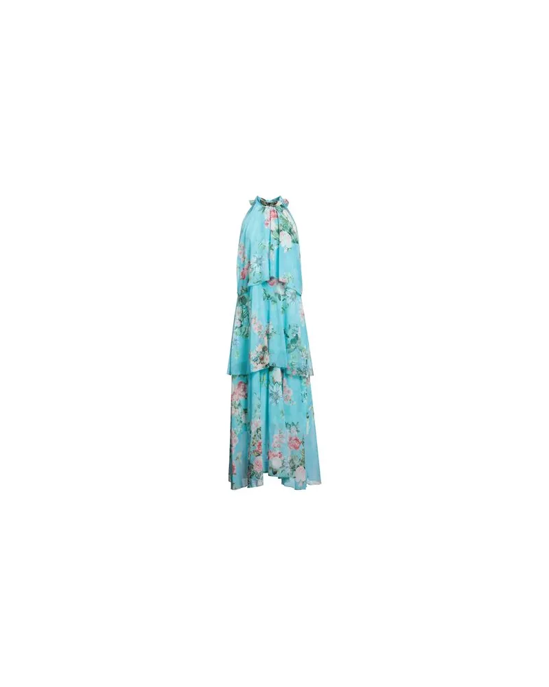 Rinascimento KLEIDER - Maxi-Kleiderauf YOOX.COM Azurblau