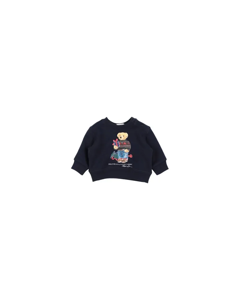 Ralph Lauren Polo Bear Fleece Sweatshirt  - TOPS - Sweatshirtsauf YOOX.COM Marineblau