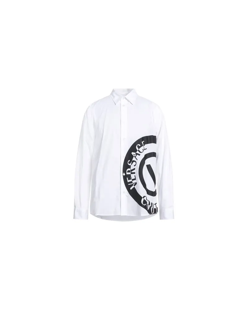 Versace Jeans TOPS - Hemdenauf YOOX.COM Weiß