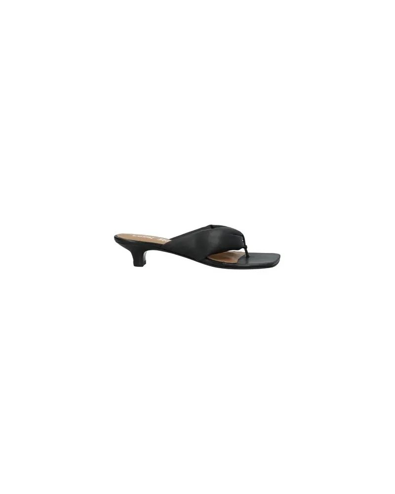 Coral Blue SCHUHE - Zehentrennerauf YOOX.COM Schwarz