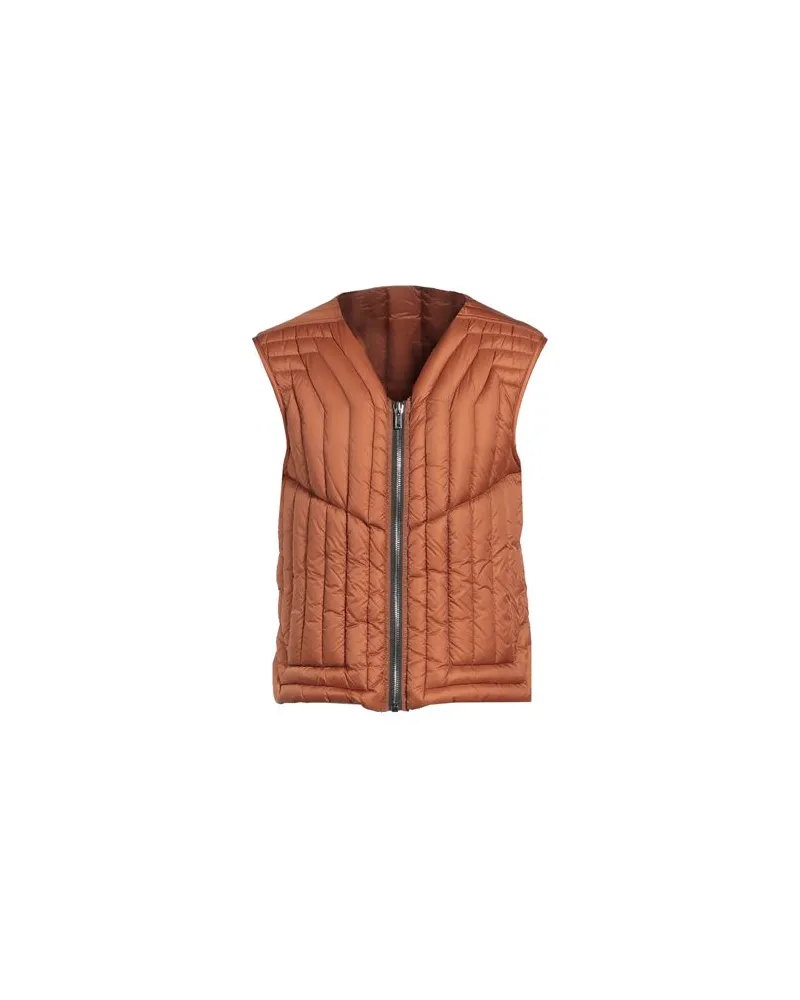 Rick Owens JACKEN & MÄNTEL - Pufferjacken & Daunenjackenauf YOOX.COM Rostrot