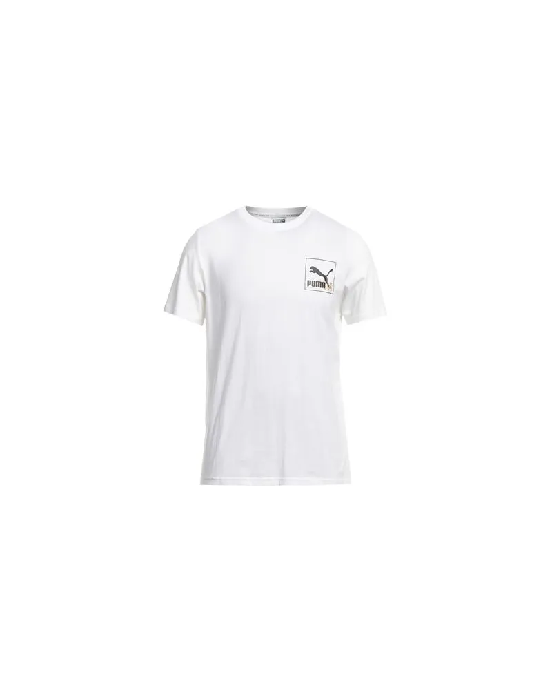 Puma TOPS - T-shirtsauf YOOX.COM Weiß