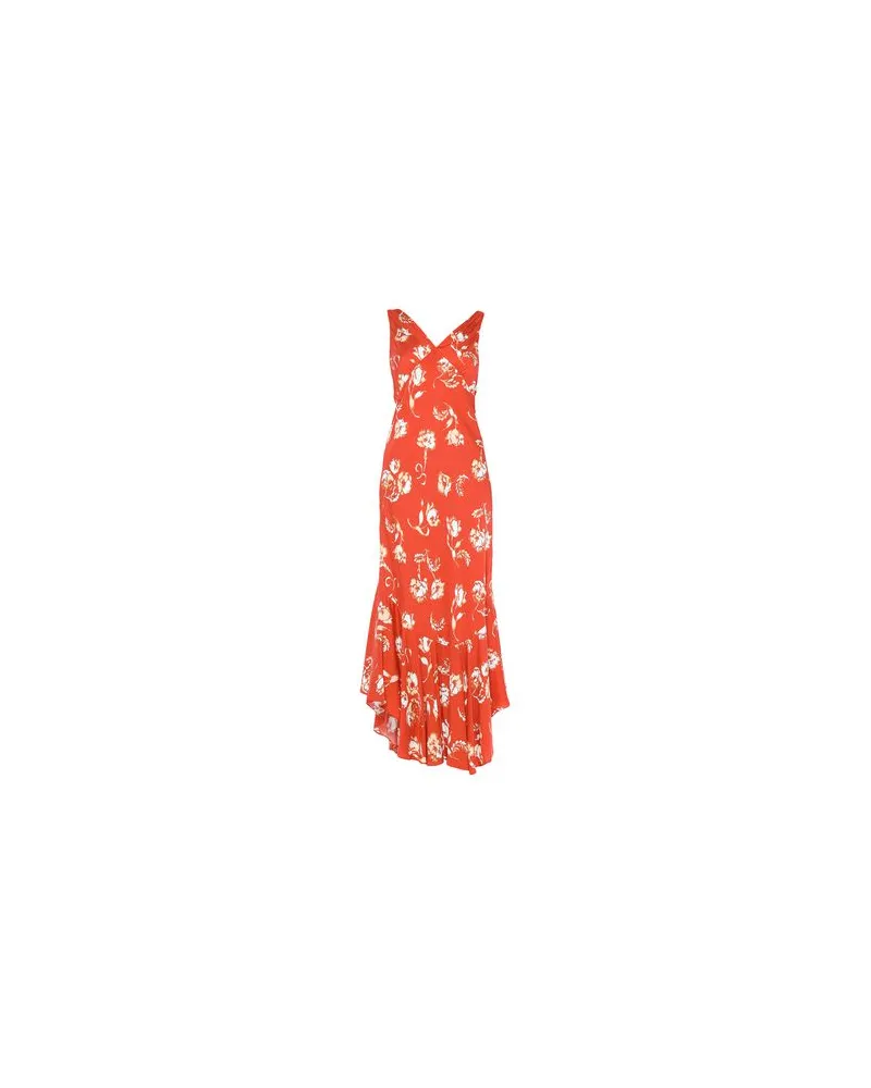 Diane von Furstenberg KLEIDER - Maxi-Kleiderauf YOOX.COM Orange