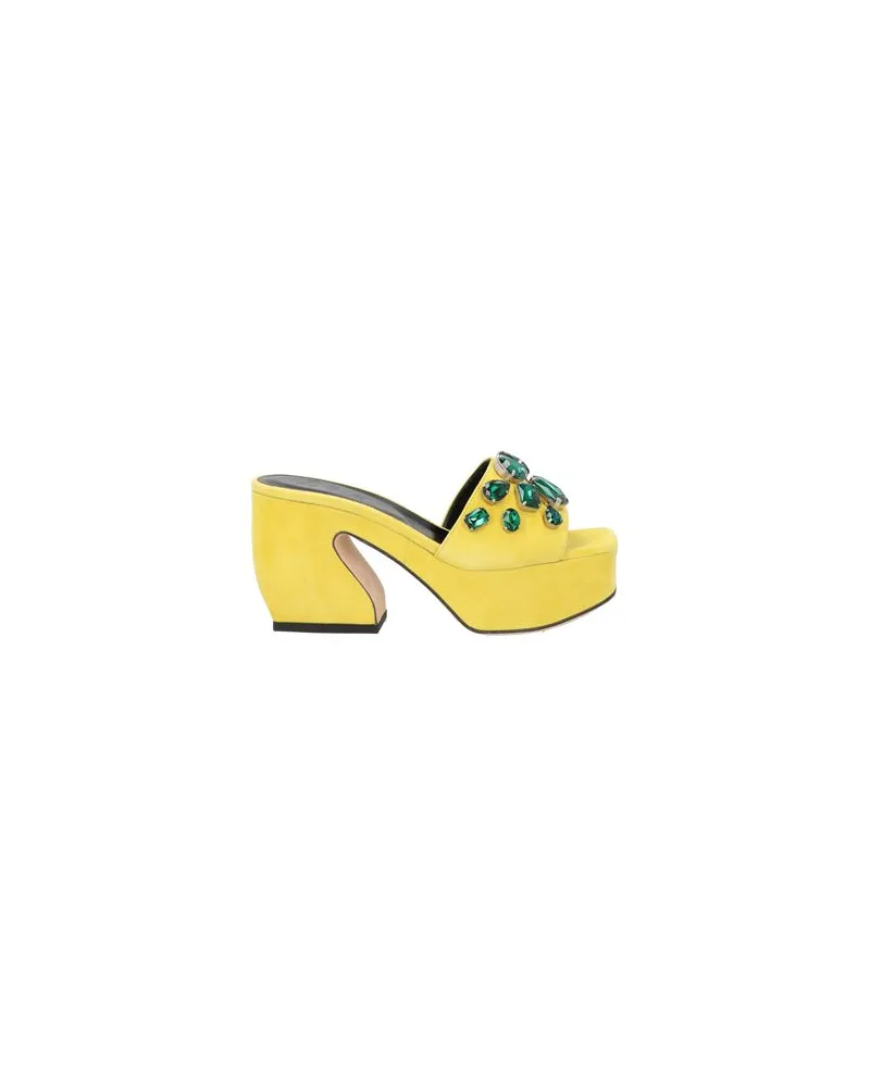 Sergio Rossi SCHUHE - Sandalenauf YOOX.COM Limettengrün