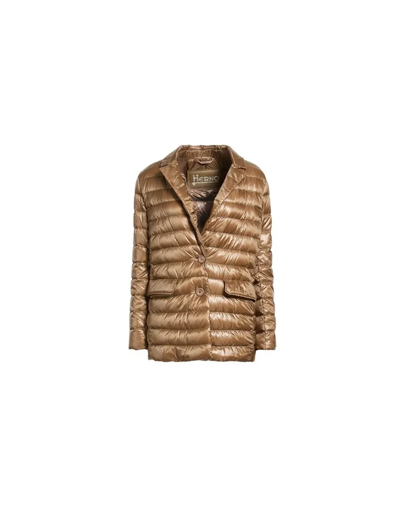 Herno JACKEN & MÄNTEL - Pufferjacken & Daunenjackenauf YOOX.COM Sand