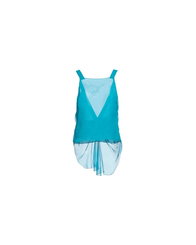 Alberta Ferretti TOPS - Topsauf YOOX.COM Azurblau