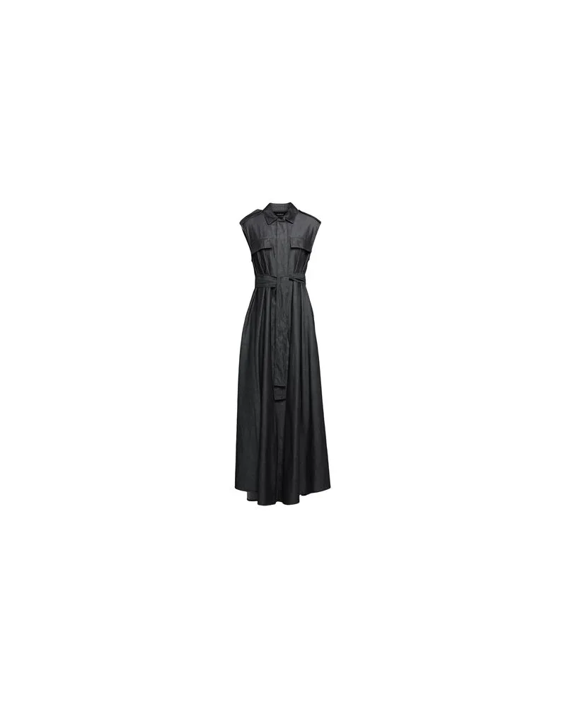 Dondup KLEIDER - Maxi-Kleiderauf YOOX.COM Schwarz