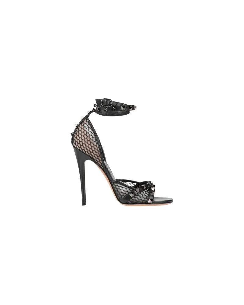 Valentino Garavani ROCKSTUD ALCOVE - SCHUHE - Sandalenauf YOOX.COM Schwarz