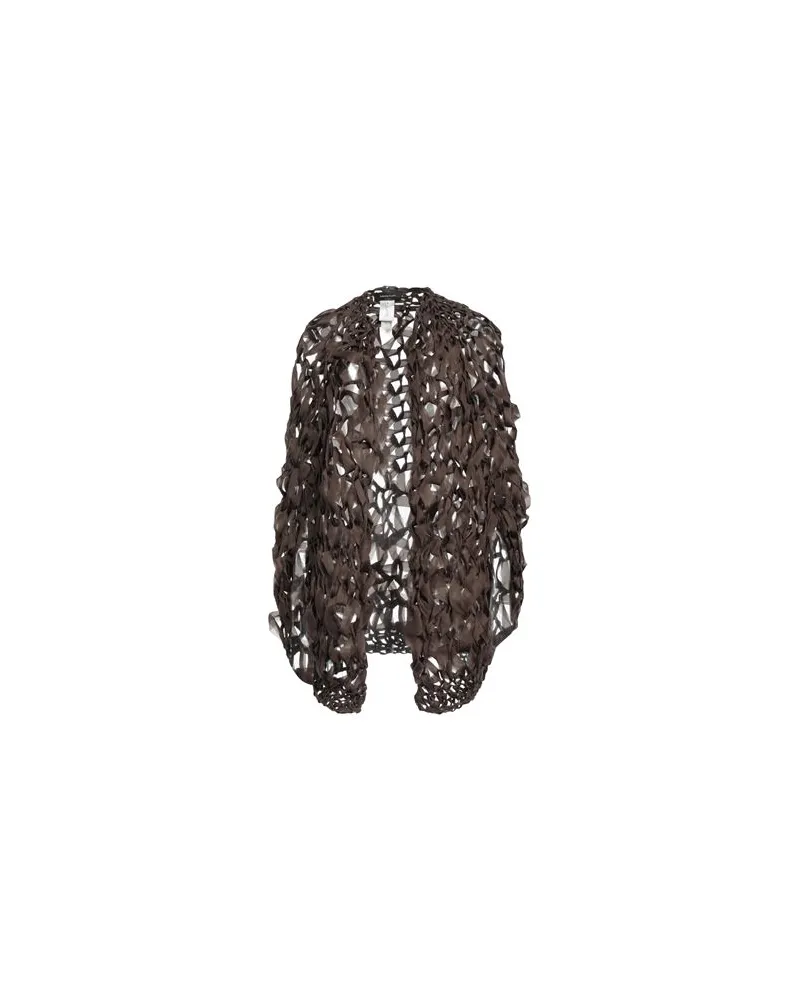 Fabiana Filippi STRICKWAREN - Strickjackenauf YOOX.COM Dunkelbraun