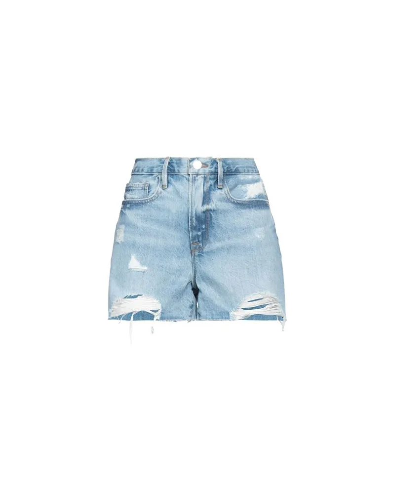 Frame Denim HOSEN & RÖCKE - Jeansshortsauf YOOX.COM Blau