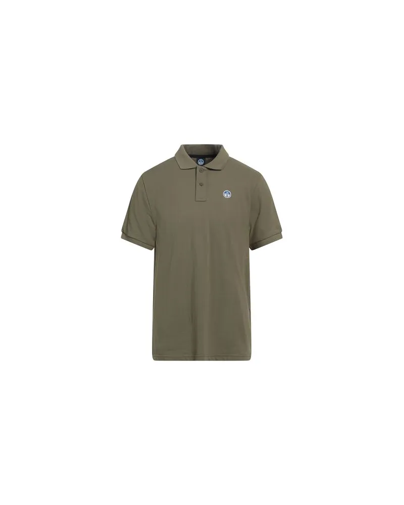 North Sails TOPS - Poloshirtsauf YOOX.COM Militärgrün