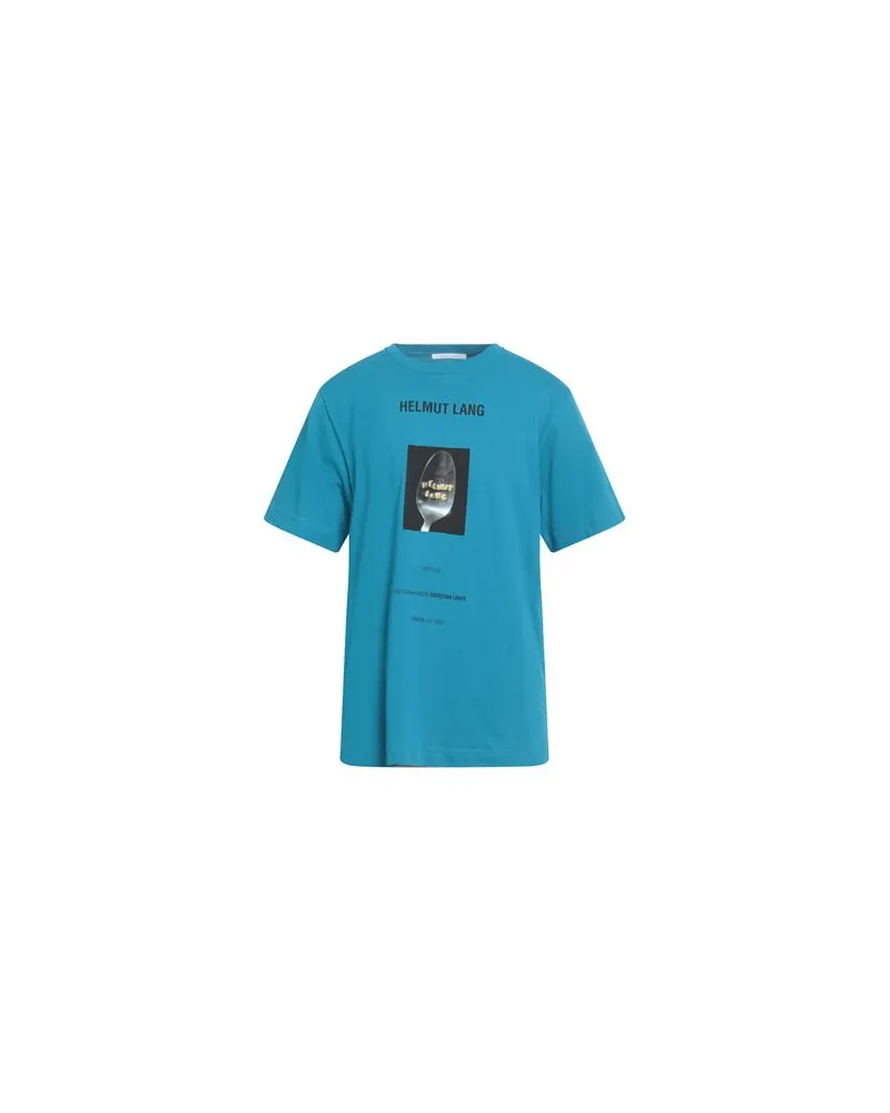Helmut Lang TOPS - T-shirtsauf YOOX.COM Azurblau