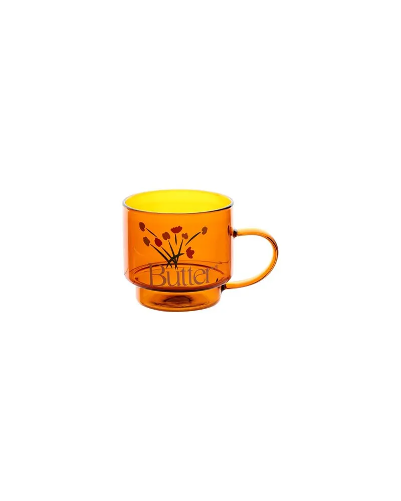 Butter Goods Bouquet Glass Mug  - Bouquet Glass Mug - ESSEN & KÜCHE - Tassenauf YOOX.COM Braun