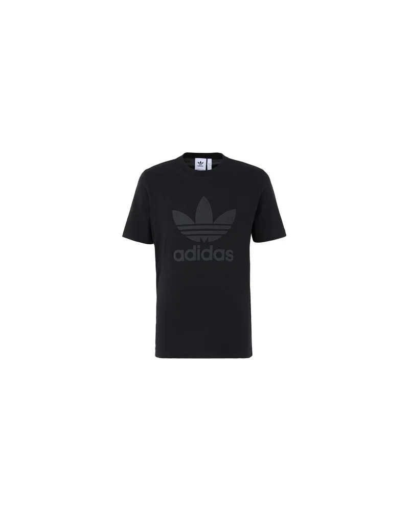 adidas WARMUP TEE - TOPS - T-shirtsauf YOOX.COM Schwarz