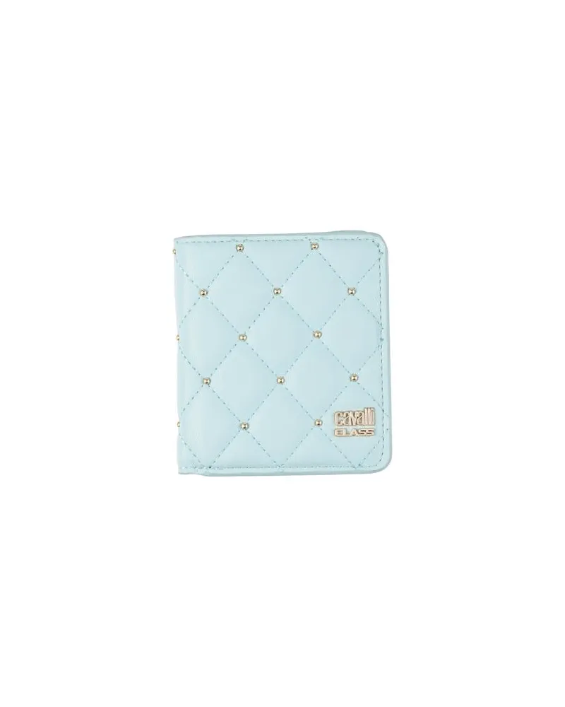 Roberto Cavalli Kleinlederwaren - Brieftaschenauf YOOX.COM Himmelblau