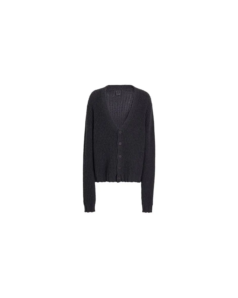 8 by Yoox RECYCLED COTTON RELAXED FIT CARDIGAN - STRICKWAREN - Strickjackenauf YOOX.COM Braungrau