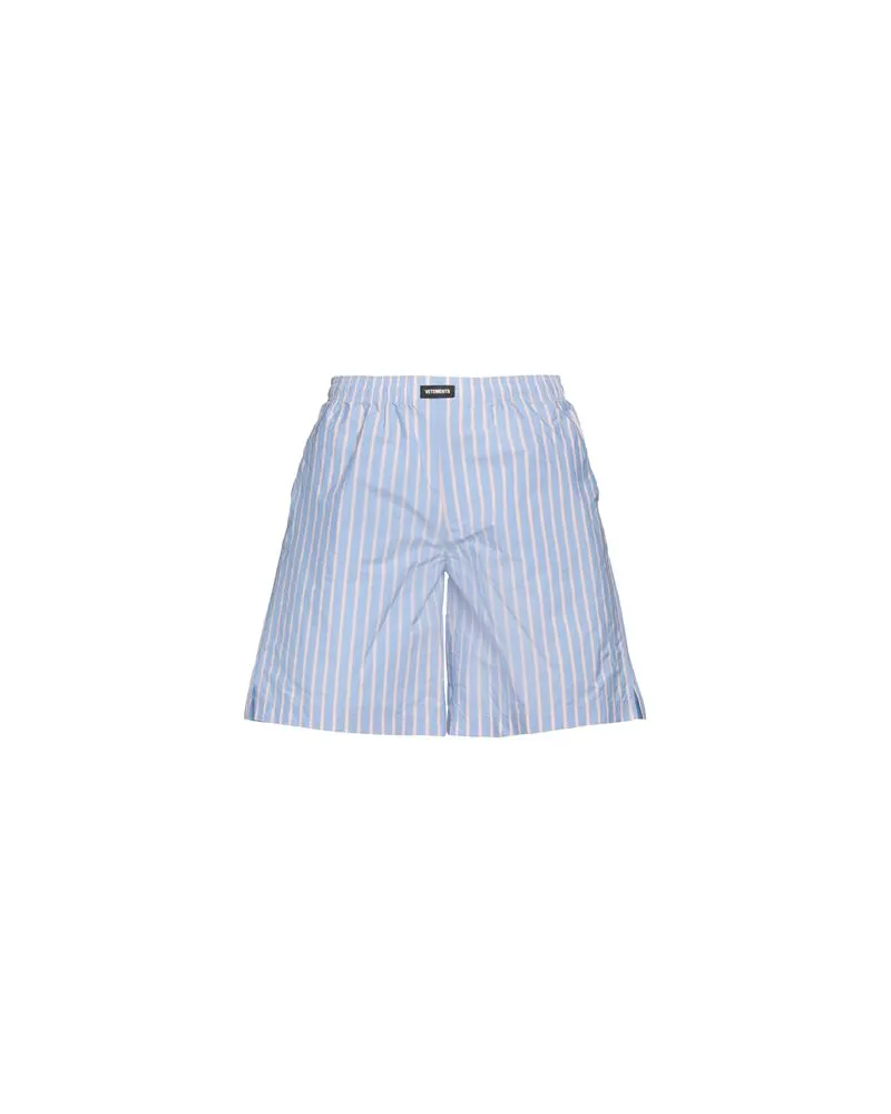 VETEMENTS HOSEN & RÖCKE - Shorts & Bermudashortsauf YOOX.COM Himmelblau