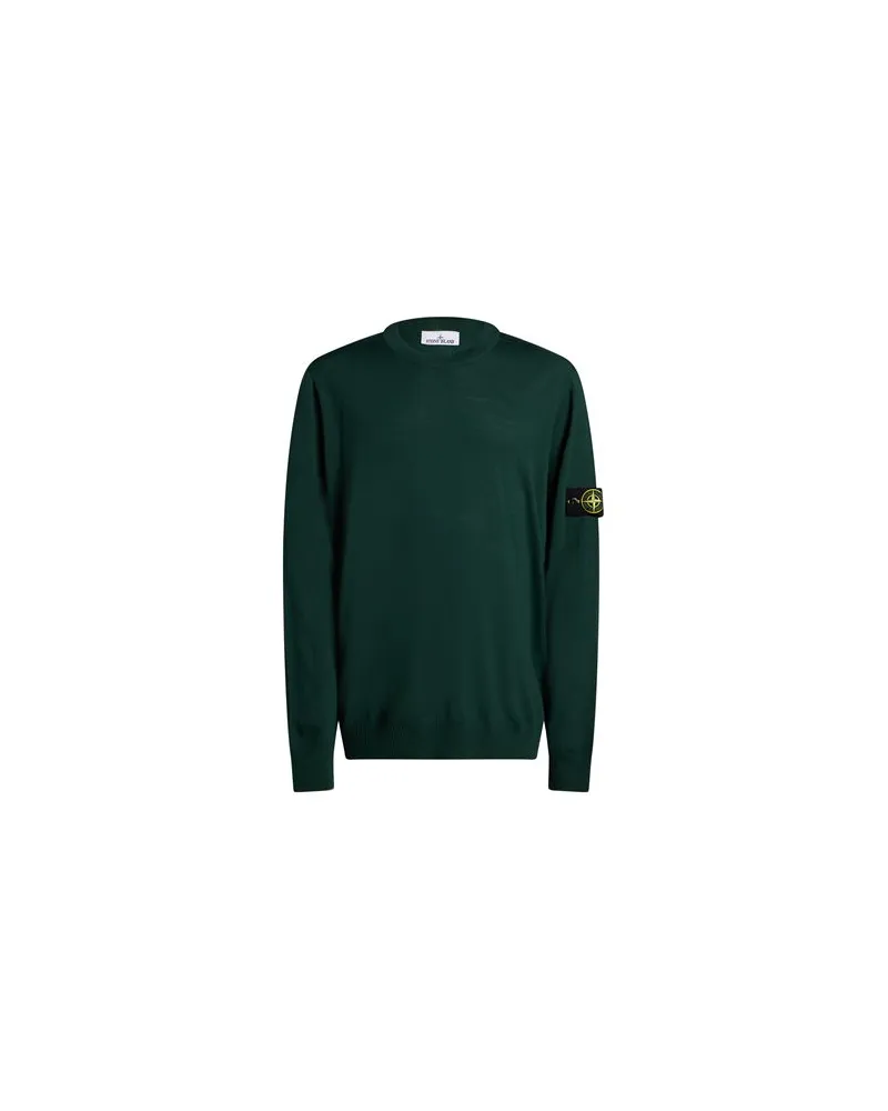 Stone Island STRICKWAREN - Pulloverauf YOOX.COM Dunkelgrün