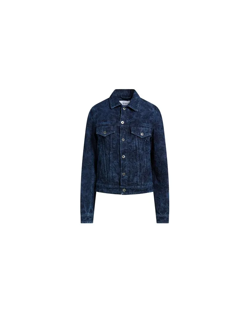 OFF-WHITE JACKEN & MÄNTEL - Jeansjacken/Mäntelauf YOOX.COM Blau