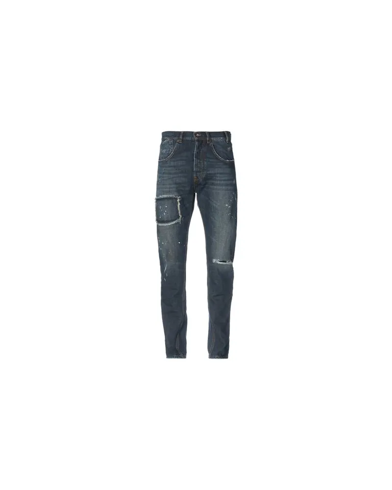 Novemb3r HOSEN & RÖCKE - Jeanshosenauf YOOX.COM Blau