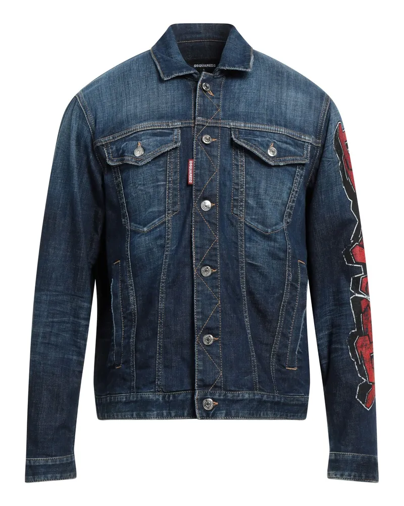 Dsquared2 Jeansjacke/-mantel Blau