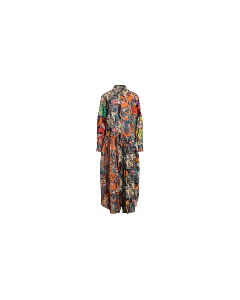 Connor & Blake KLEIDER - Maxi-Kleiderauf YOOX.COM Orange