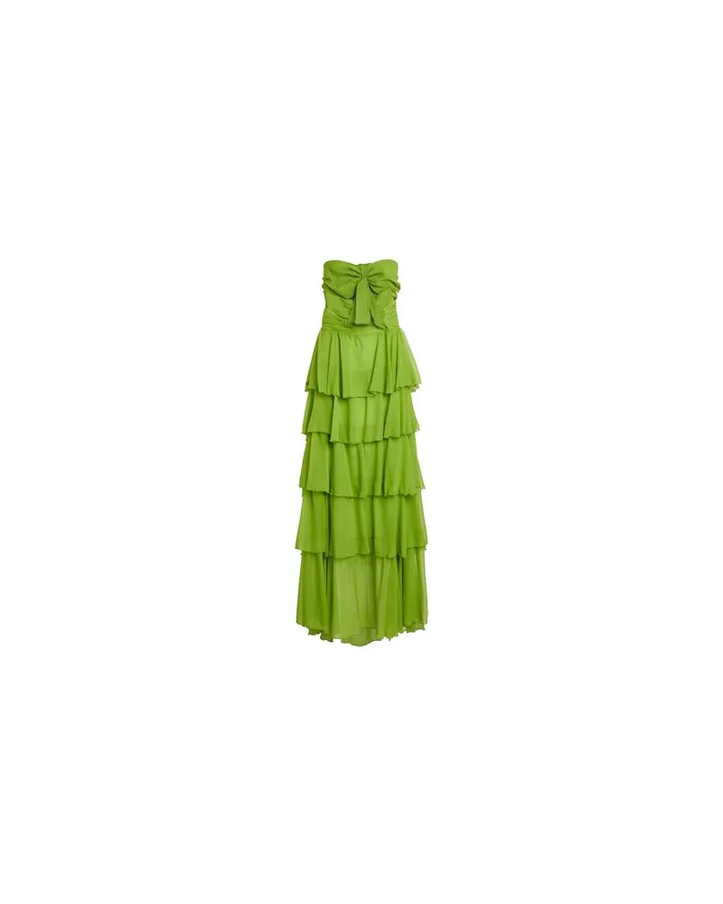W Les Femmes By Babylon KLEIDER - Maxi-Kleiderauf YOOX.COM Säuregrün
