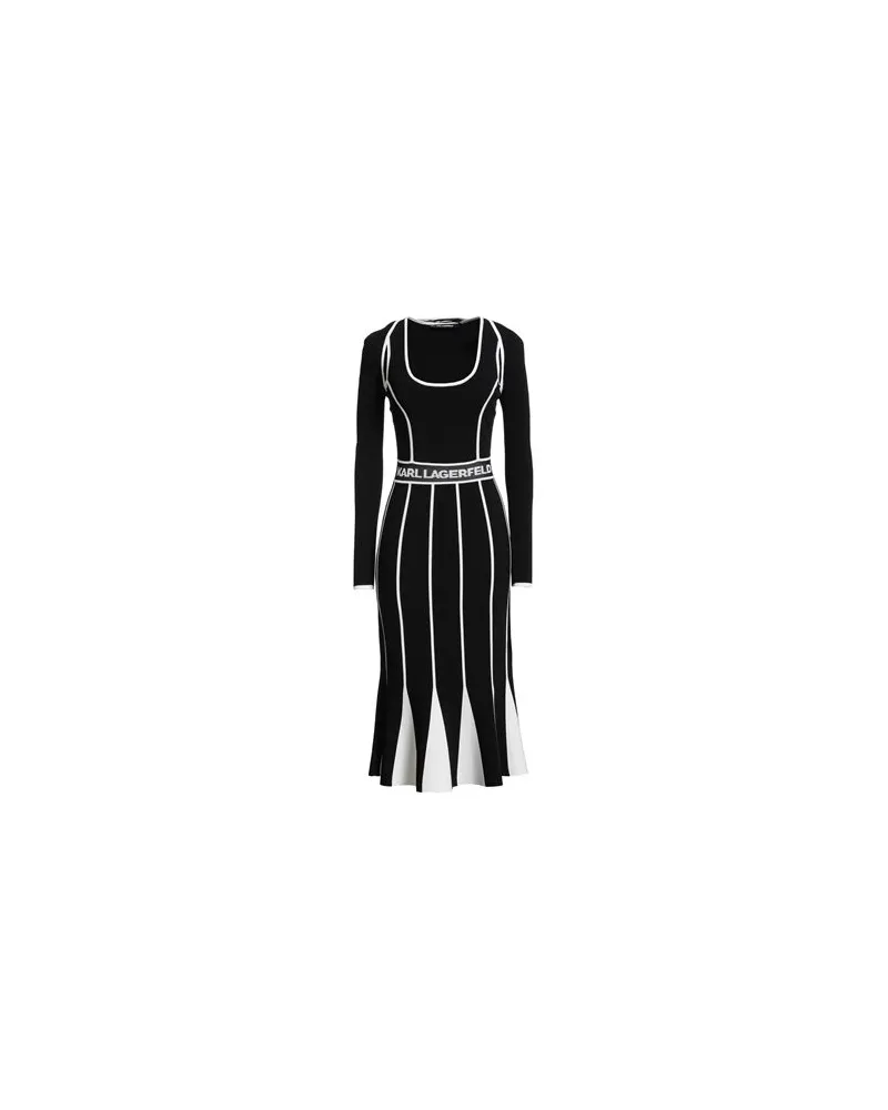 Karl Lagerfeld KLEIDER - Midi-Kleiderauf YOOX.COM Schwarz