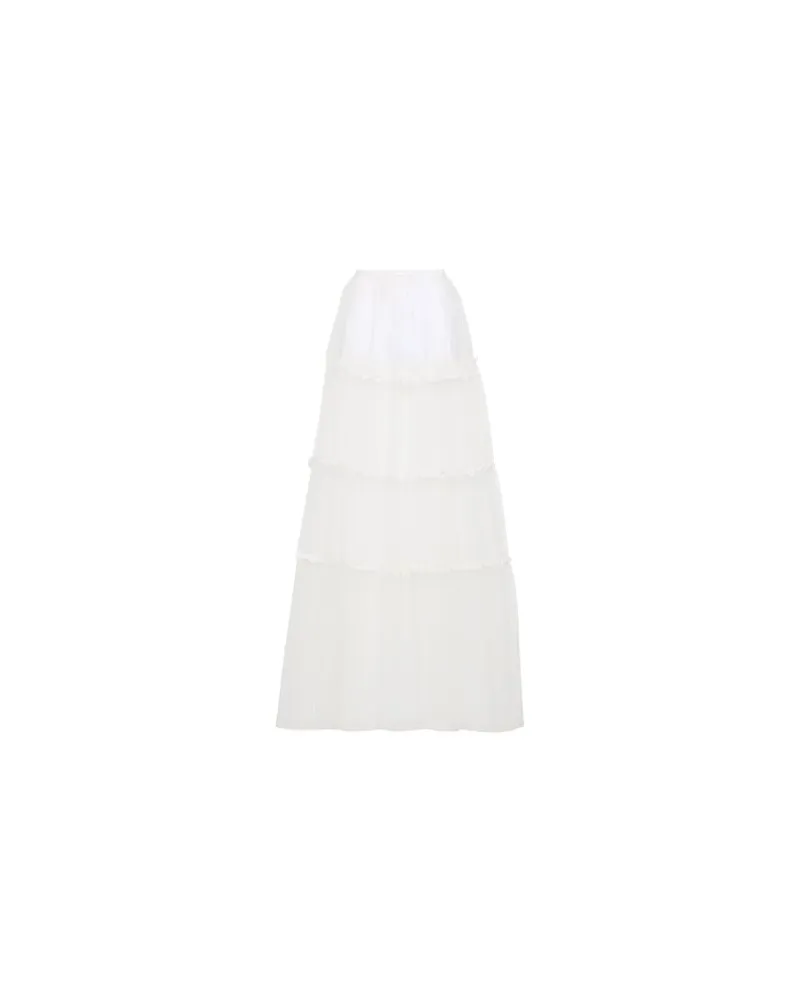 Elisabetta Franchi HOSEN & RÖCKE - Maxi-Röckeauf YOOX.COM Weiß