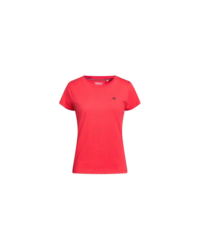 Fred Mello TOPS - T-shirtsauf YOOX.COM Tomatenrot