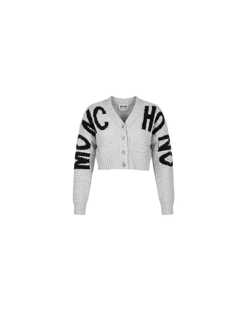 Moschino STRICKWAREN - Strickjackenauf YOOX.COM Grau
